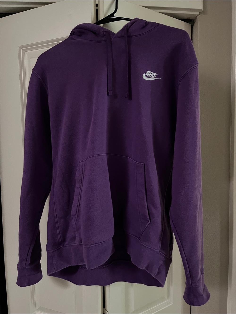 Nike Purple Hooded Pullover Sweatshirt - Men's